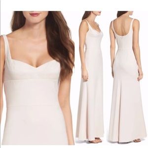 Vera Wang sweetheart crepe evening gown NWT sz 10